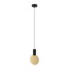 Eglo lights SARONA hanging light black, 1-light source