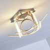 FELIN ceiling light LED matt nickel, 1-light source