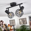 Palmira Ceiling Light black, 2-light sources