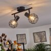 Palmira Ceiling Light black, 2-light sources