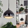 Foverup Pendant Light chrome, black, 1-light source