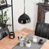 Foverup Pendant Light chrome, black, 1-light source