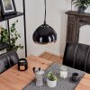Foverup Pendant Light chrome, black, 1-light source
