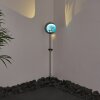 LOANO solar light LED blue, silver, 1-light source