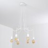 Cuyama Pendant Light white, 6-light sources