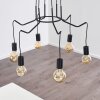 Cuyama Pendant Light black, 6-light sources