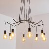 Cuyama Pendant Light black, 8-light sources