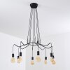 Cuyama Pendant Light black, 8-light sources