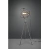 Trio IVAR Floor Lamp dark brown, matt nickel, 1-light source