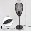 FOREL Table lamp black, 1-light source