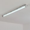 Ilena outdoor ceiling light, outdoor light, bathroom light, spotlight, ceiling light LED grey, 1-light source