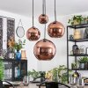 Koyoto hanging light, globe light, Cluster pendant lamp coppery, 4-light sources