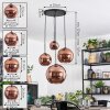 Koyoto hanging light, globe light, Cluster pendant lamp coppery, 4-light sources