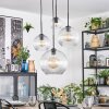 Koyoto hanging light, globe light, Cluster pendant lamp clear, 4-light sources