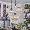 Koyoto hanging light, globe light, Cluster pendant lamp clear, 4-light sources