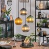 Koyoto hanging light, globe light, Cluster pendant lamp blue, gold, green, 4-light sources