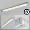 Ilena outdoor ceiling light, outdoor light, bathroom light, spotlight, ceiling light LED grey, 1-light source