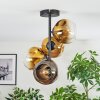 Ripoll ceiling light, globe light gold, clear, 4-light sources