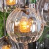 Koyoto hanging light, globe light, pendant light Amber, clear, Smoke-coloured, 8-light sources
