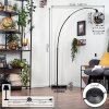 Ripoll globe light, floor lamp, Arch lamps black, 1-light source