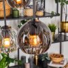 Koyoto hanging light, globe light, pendant light Amber, clear, Smoke-coloured, 6-light sources