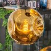Ripoll hanging light, globe light, Cluster pendant lamp gold, 4-light sources