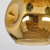 Ripoll ceiling light, globe light Ecru, black, 3-light sources