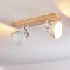 SVANFOLK Ceiling Light brown, white, 2-light sources