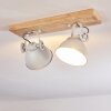SVANFOLK Ceiling Light brown, white, 2-light sources