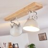 SVANFOLK Ceiling Light brown, white, 2-light sources