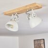 SVANFOLK Ceiling Light brown, white, 2-light sources
