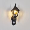 Naofe outdoor wall light, wall light black, 1-light source, Motion sensor