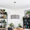 Pilaru hanging light, pendant light chrome, matt nickel, 1-light source