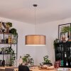 Pilaru hanging light, pendant light chrome, matt nickel, 1-light source