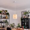 Desroches hanging light, pendant light white, 1-light source