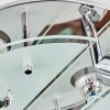 Mirando ceiling light, ceiling spotlight LED chrome, silver, transparent, clear, 4-light sources