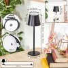 Salgadinho Outdoor table lamp, bathroom light, table lamp LED black, 1-light source
