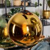 Koyoto hanging light, globe light, pendant light blue, gold, green, coppery, 6-light sources