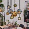 Ripoll hanging light, globe light, pendant light Ecru, black, 8-light sources