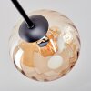 Koyoto ceiling light, globe light 78 cm Amber, 6-light sources