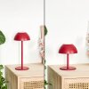 Laken Outdoor table lamp, bathroom light, table lamp LED red, 1-light source