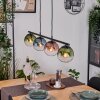 Gastor hanging light, globe light, pendant light blue, green, clear, coppery, 4-light sources