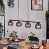 Koyoto hanging light, globe light, pendant light Smoke-coloured, 4-light sources