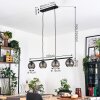 Koyoto hanging light, globe light, pendant light Smoke-coloured, 4-light sources