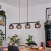 Koyoto hanging light, globe light, pendant light Smoke-coloured, 4-light sources