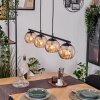 Koyoto hanging light, globe light, pendant light Amber, 4-light sources
