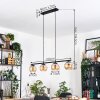 Koyoto hanging light, globe light, pendant light Amber, 4-light sources