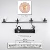 Koyoto hanging light, globe light, pendant light Amber, 4-light sources