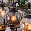 Koyoto hanging light, globe light, pendant light Amber, clear, Smoke-coloured, 4-light sources