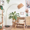 Granja floor lamp, Arch lamps brass, black, 1-light source